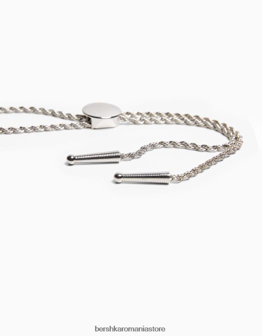 Bershka bărbați colier cravată argint Z86D3686 accesorii