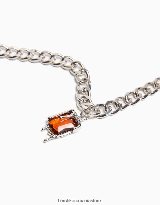 Bershka bărbați colier cu bijuterii argint Z86D3691 accesorii