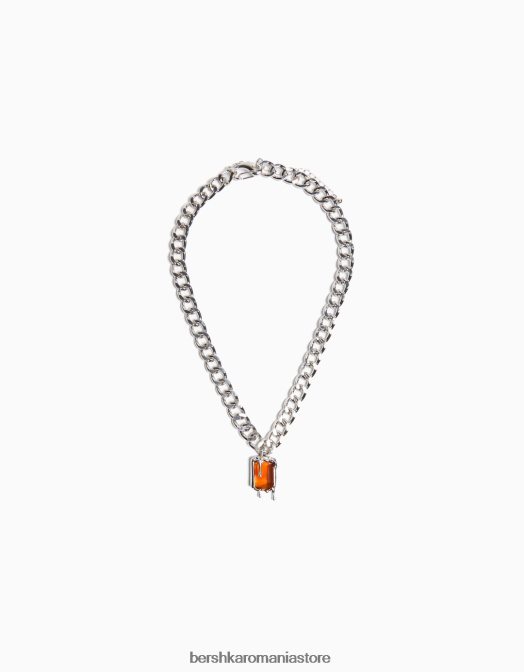 Bershka bărbați colier cu bijuterii argint Z86D3691 accesorii