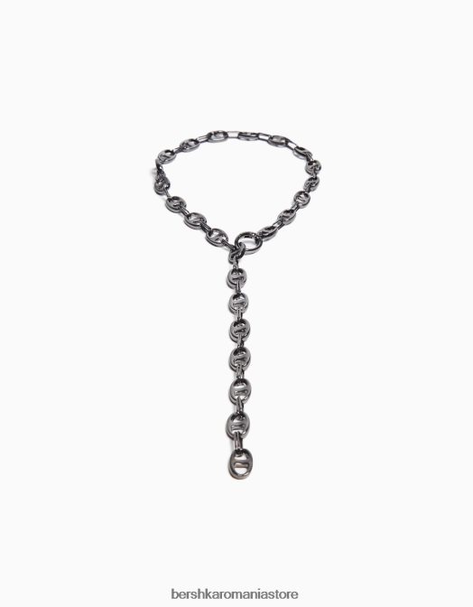 Bershka bărbați colier lung argint Z86D3685 accesorii