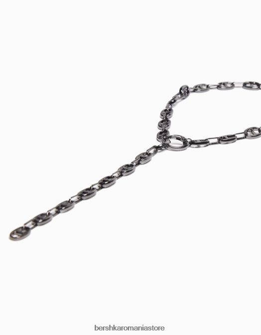 Bershka bărbați colier lung argint Z86D3685 accesorii