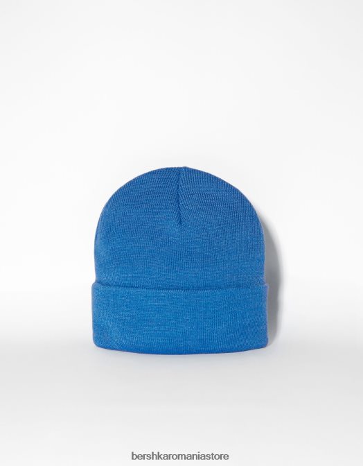 Bershka bărbați beanie de bază albastru Z86D3616 accesorii