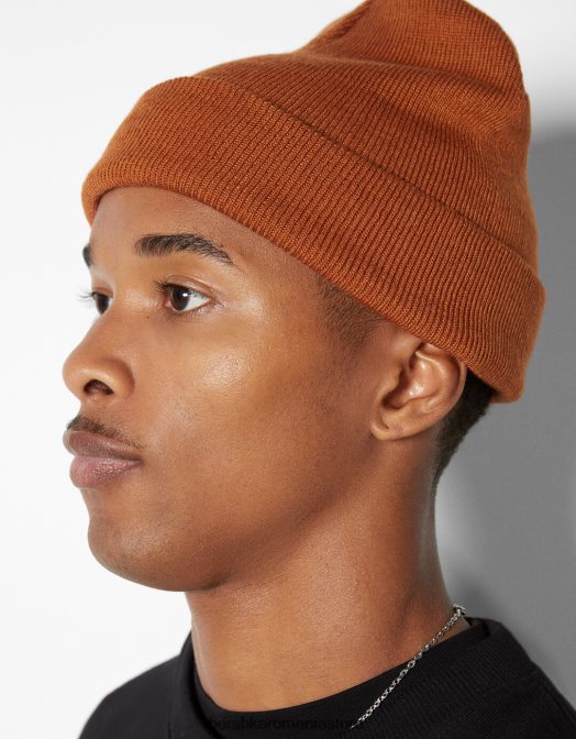Bershka bărbați beanie de bază cămilă Z86D3617 accesorii