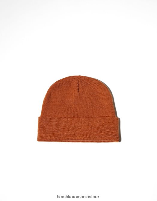 Bershka bărbați beanie de bază cămilă Z86D3617 accesorii