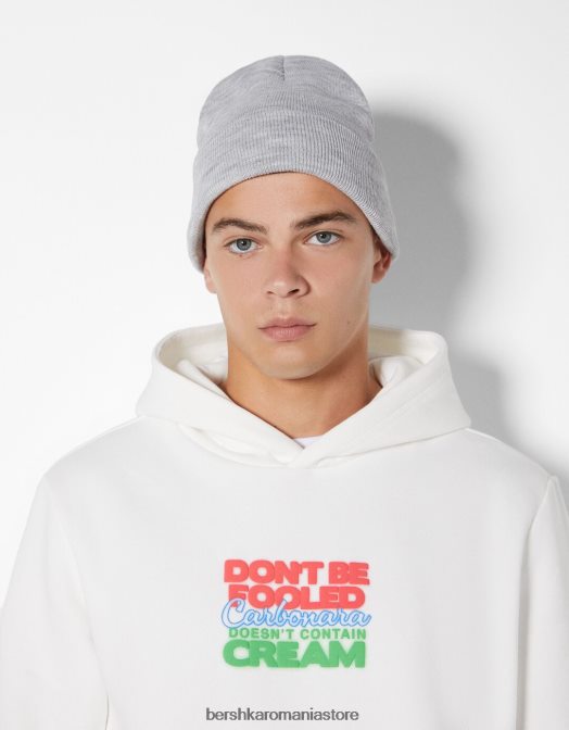 Bershka bărbați beanie de bază gri Z86D3626 accesorii
