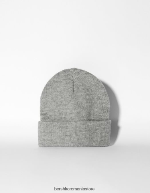 Bershka bărbați beanie de bază gri Z86D3626 accesorii