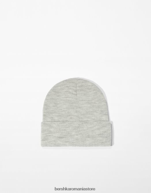 Bershka bărbați beanie de bază gri Z86D3626 accesorii