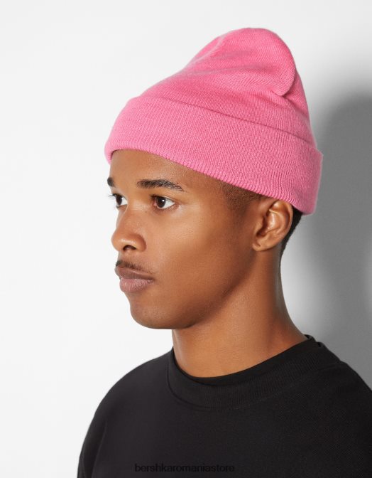 Bershka bărbați beanie de bază roz Z86D3618 accesorii