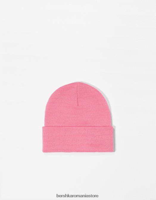 Bershka bărbați beanie de bază roz Z86D3618 accesorii