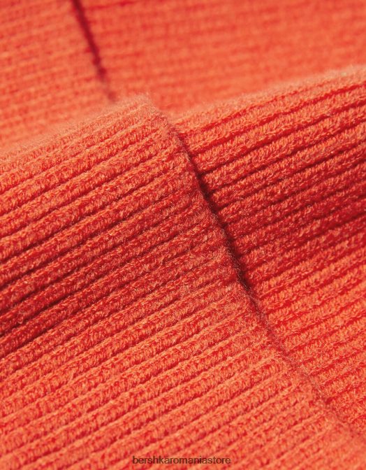 Bershka bărbați căciulă scurtă portocale Z86D3620 accesorii