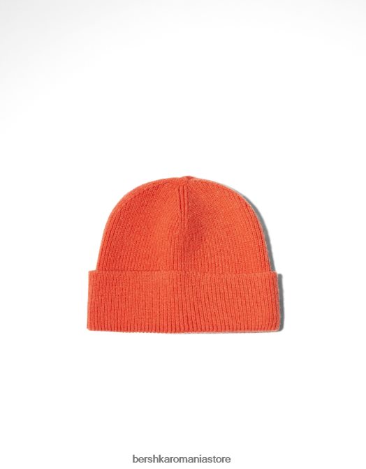 Bershka bărbați căciulă scurtă portocale Z86D3620 accesorii