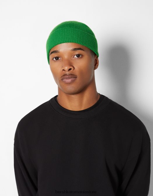 Bershka bărbați căciulă scurtă verde Z86D3622 accesorii