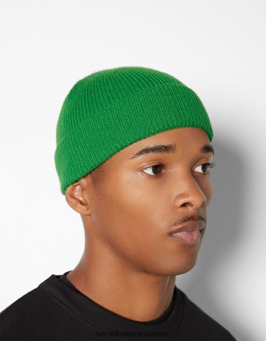 Bershka bărbați căciulă scurtă verde Z86D3622 accesorii