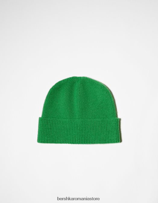 Bershka bărbați căciulă scurtă verde Z86D3622 accesorii