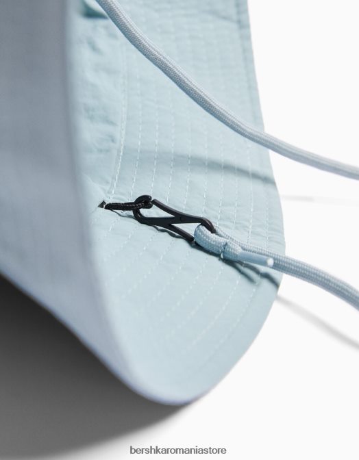 Bershka bărbați pălărie de ploaie din nailon cu bretele albastru Z86D3613 accesorii