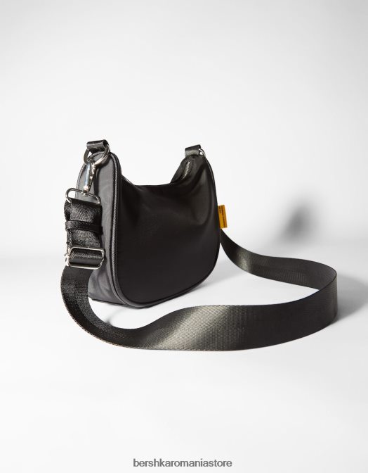 Bershka bărbați geanta crossbody cu bareta negru Z86D3589 accesorii