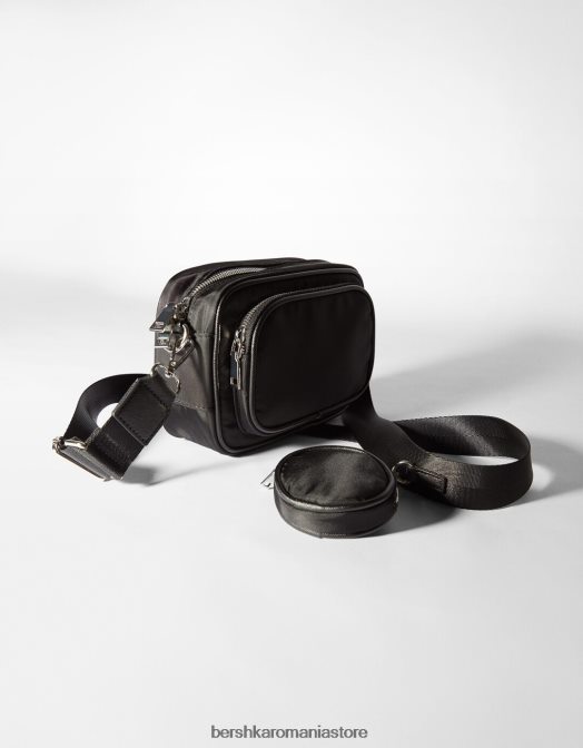 Bershka bărbați geanta crossbody negru Z86D3601 accesorii