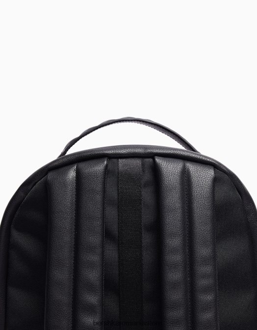 Bershka bărbați rucsac din piele artificiala negru Z86D3588 accesorii