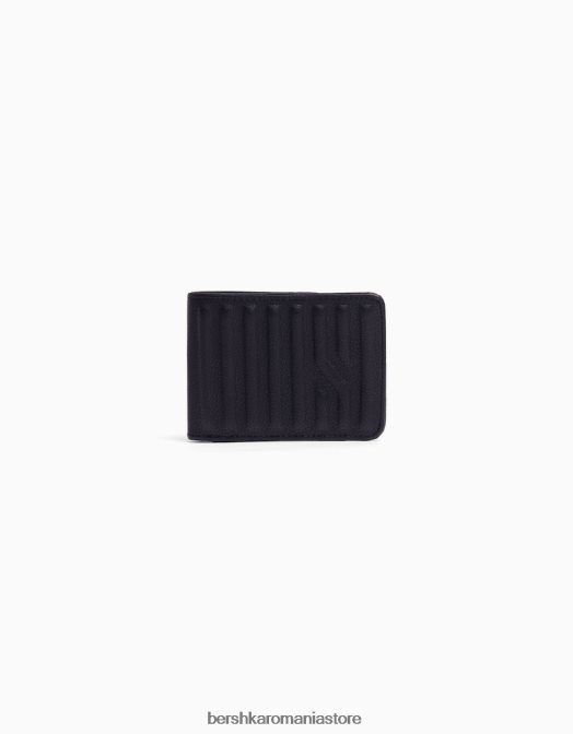 Bershka bărbați poseta texturata negru Z86D3608 accesorii