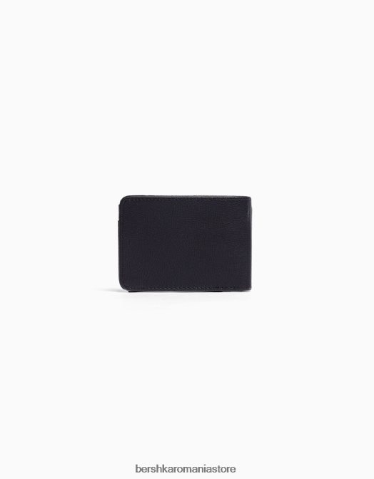 Bershka bărbați poseta texturata negru Z86D3608 accesorii