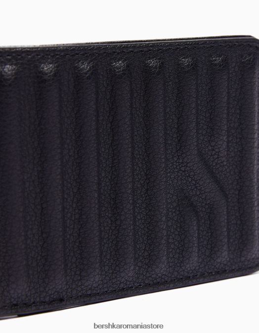 Bershka bărbați poseta texturata negru Z86D3608 accesorii