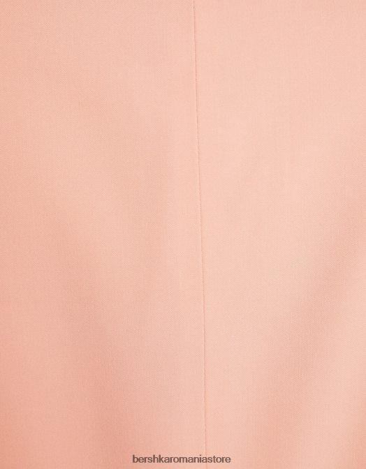 Bershka bărbați set blazer croit și bermudă roz Z86D3022 îmbrăcăminte