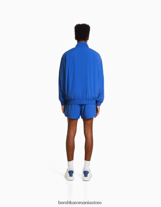 Bershka bărbați nou albastru Z86D3413 îmbrăcăminte