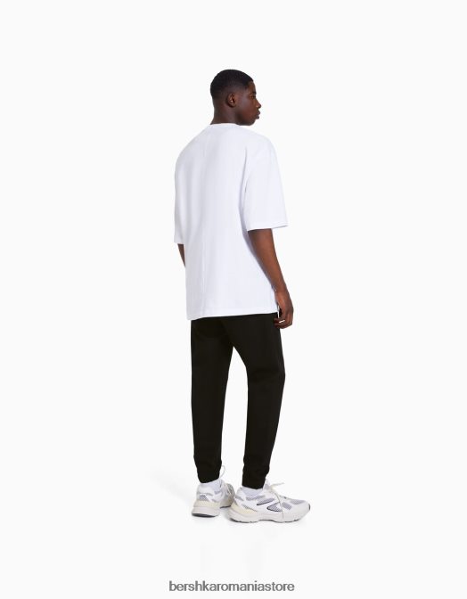 Bershka bărbați blugi jogger negru Z86D3178 îmbrăcăminte
