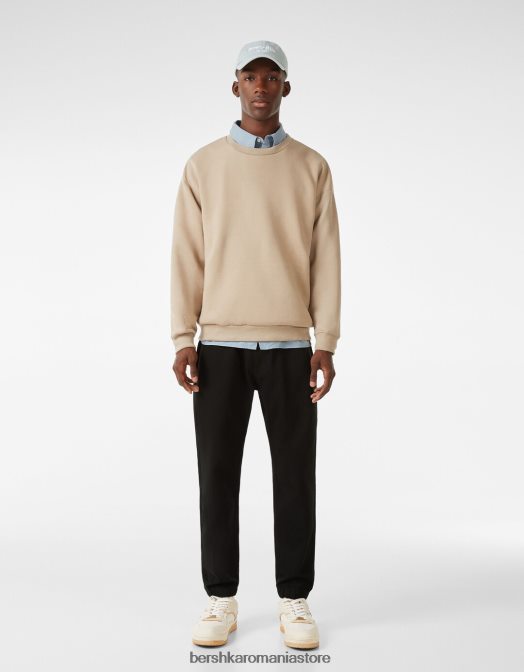 Bershka bărbați blugi jogger negru Z86D3178 îmbrăcăminte