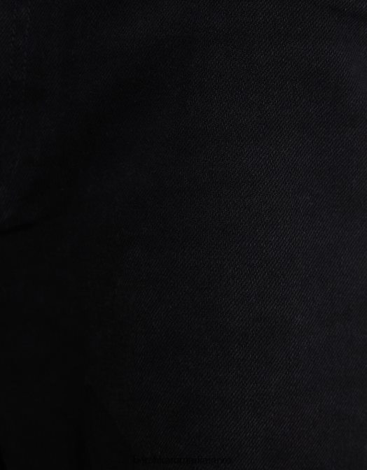 Bershka bărbați blugi largi cu rupturi negru Z86D3206 îmbrăcăminte