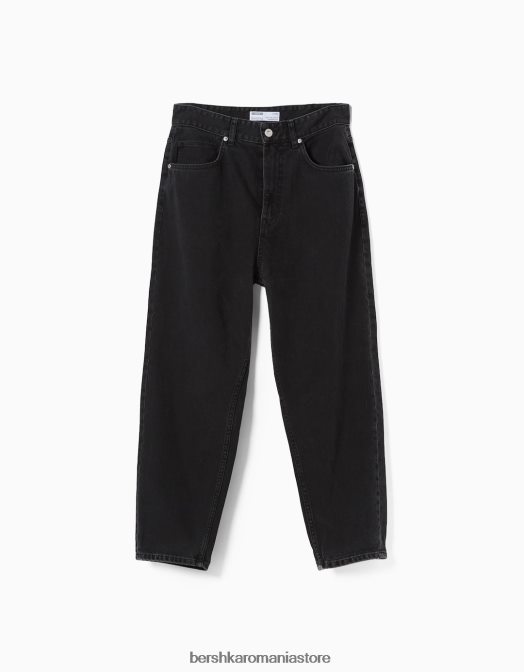 Bershka bărbați blugi largi negru Z86D3164 îmbrăcăminte