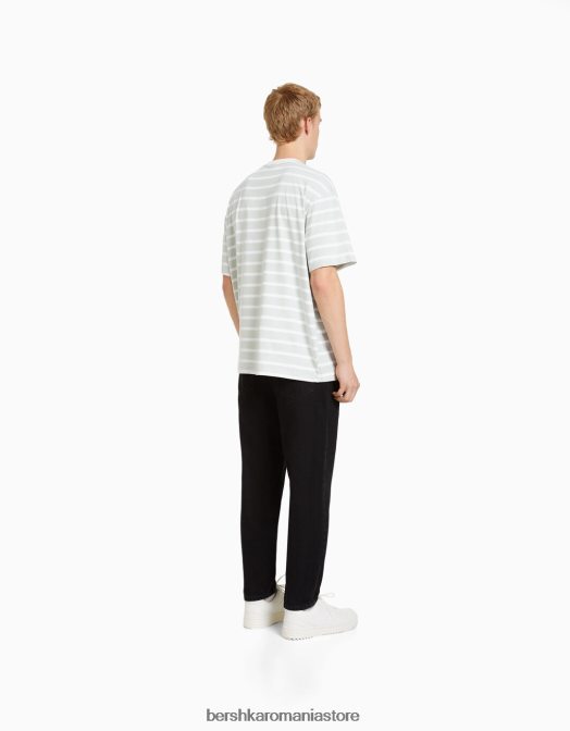 Bershka bărbați blugi largi negru Z86D3198 îmbrăcăminte