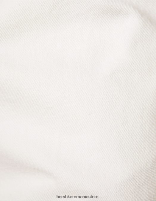 Bershka bărbați blugi parașuta cremă Z86D3115 îmbrăcăminte