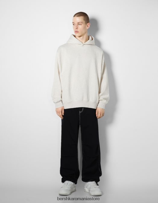 Bershka bărbați blugi parașuta negru Z86D3117 îmbrăcăminte