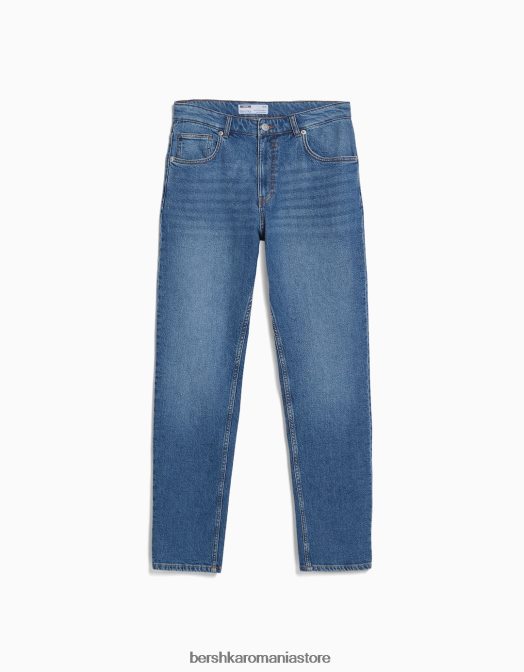 Bershka bărbați blugi slim fit albastru Z86D3194 îmbrăcăminte