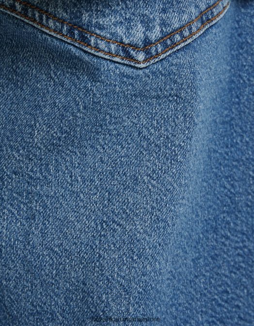 Bershka bărbați blugi slim fit albastru Z86D3194 îmbrăcăminte