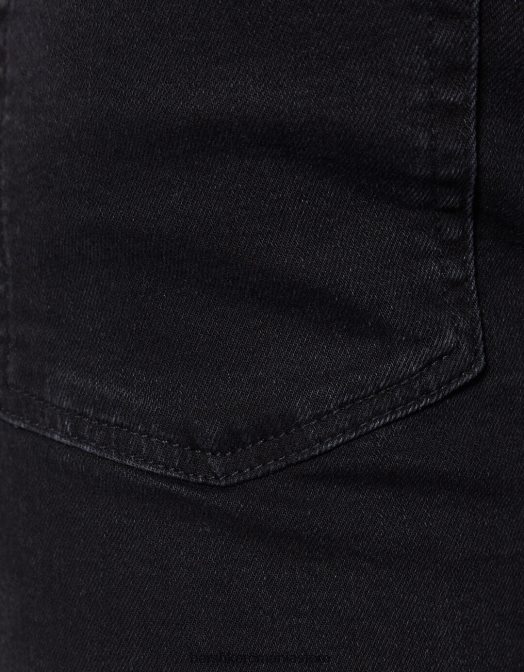 Bershka bărbați blugi super skinny rupti negru Z86D3166 îmbrăcăminte