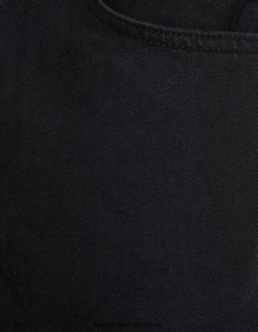 Bershka bărbați blugi vintage cu ajustare dreaptă negru Z86D3127 îmbrăcăminte