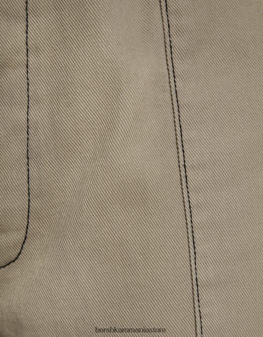 Bershka bărbați pantaloni de trening cargo bloc de culoare negru Z86D3128 îmbrăcăminte