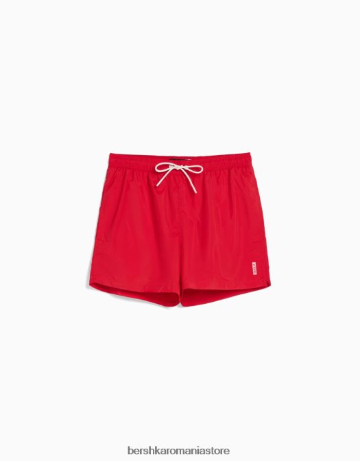 Bershka bărbați pantaloni scurți de bază roșu Z86D3385 îmbrăcăminte