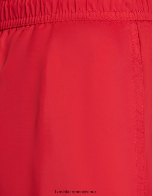Bershka bărbați pantaloni scurți de bază roșu Z86D3399 îmbrăcăminte