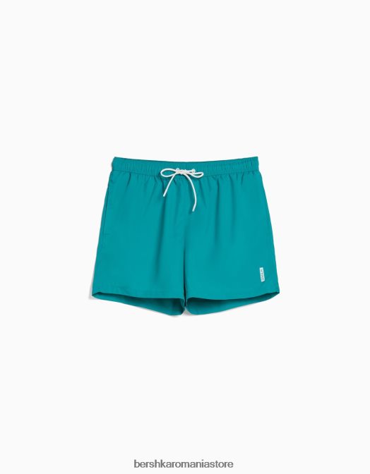 Bershka bărbați pantaloni scurți de bază turcoaz Z86D3384 îmbrăcăminte