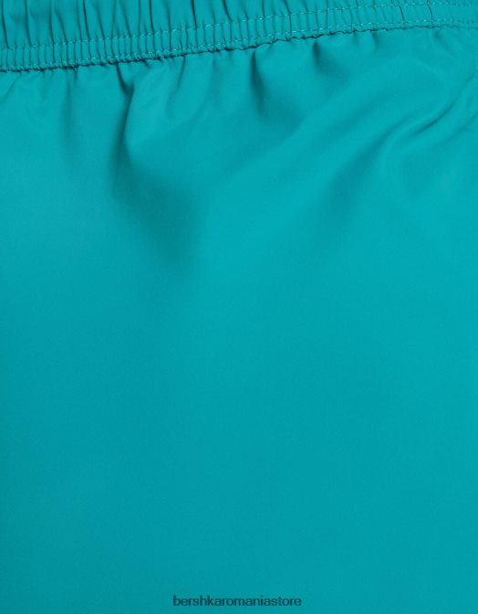 Bershka bărbați pantaloni scurți de bază turcoaz Z86D3384 îmbrăcăminte