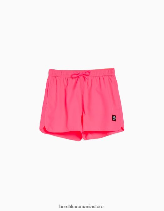 Bershka bărbați pantaloni scurți neon de bază fucsie Z86D3389 îmbrăcăminte
