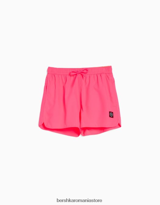 Bershka bărbați pantaloni scurți neon de bază fucsie Z86D3393 îmbrăcăminte