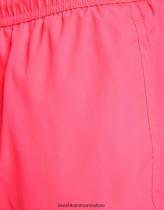 Bershka bărbați pantaloni scurți neon de bază fucsie Z86D3393 îmbrăcăminte