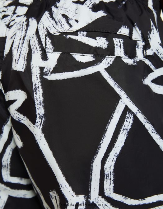 Bershka bărbați trunchi de baie cu imprimeu floral alb Z86D3402 îmbrăcăminte