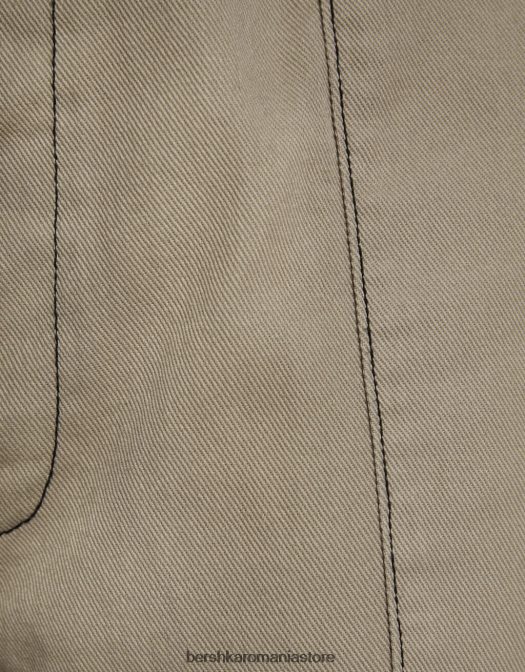 Bershka bărbați pantaloni de trening cargo bloc de culoare negru Z86D3277 îmbrăcăminte