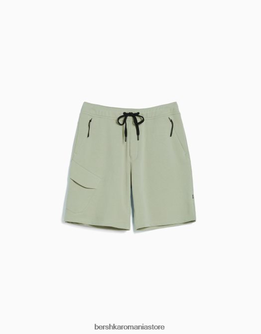Bershka bărbați bermude cargo de pluș kaki Z86D3328 îmbrăcăminte