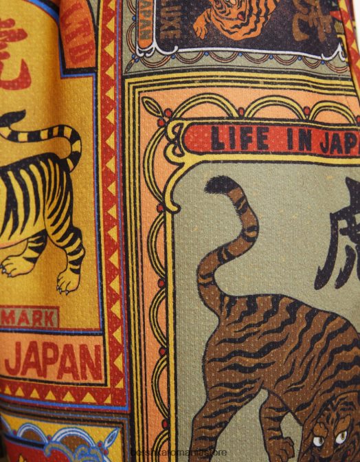 Bershka bărbați bermude cu imprimeu maro Z86D3312 îmbrăcăminte